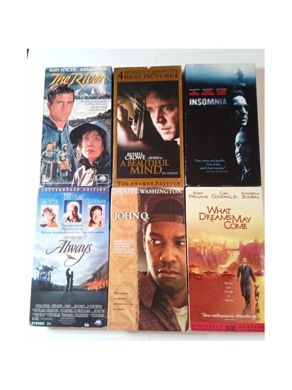 VHS **Drama Collection**: 1990s Classic Movies - 6 Original Tapes